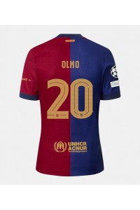 Barcelona Dani Olmo #20 Fotballdrakt Hjemme Klær 2024-25 Korte ermer